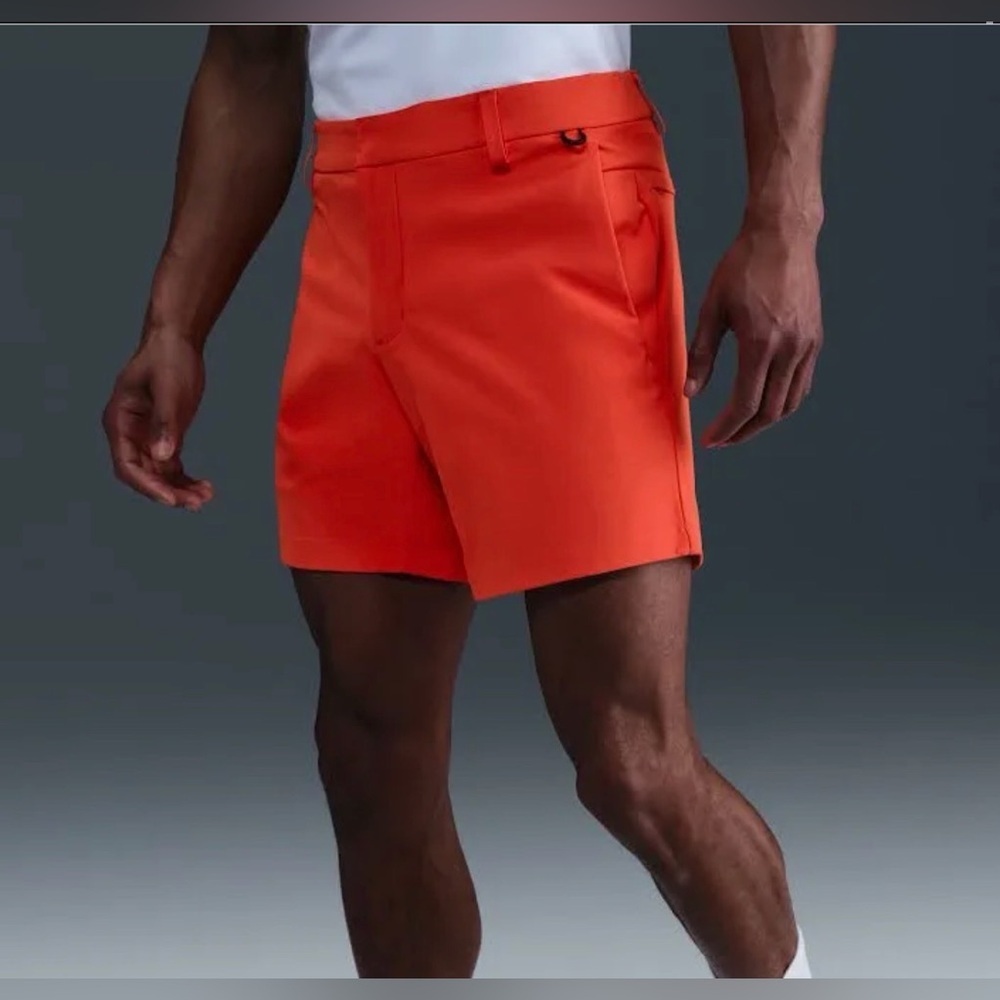 Nike 24.7 Dri-FIT Tailored Shorts Men’s Size 40 Orange Performance Golf Training